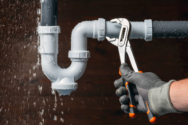 Professional Emergency Plumber technician working in Borden, IN